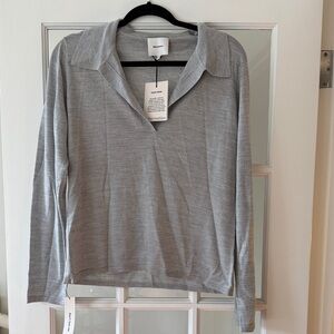 Reformation Light Gray Shirt